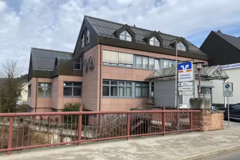 Der Hauptsitz der Volksbank in Lauterecken.