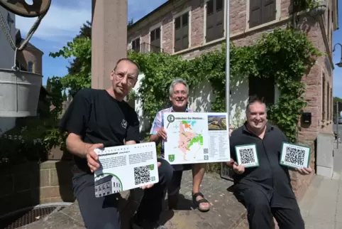 Drei der Männer hinter dem Projekt: (von links) Helge Geißler, Harald Wiesenberger und Andreas Blättner.