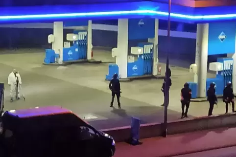 An dieser Tankstelle hat der Angeklagte einen Tankwart umgebracht. 