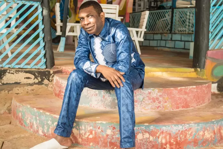 S&auml;nger Youssou N&rsquo;Dour kommt auf Einladung des Festivals &bdquo;Enjoy Jazz&ldquo; ins BASF-Feierabendhaus.