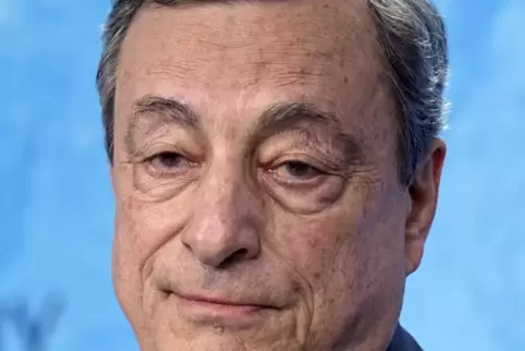 Mario Draghi stand seit Februar 2021 an der Spitze der Einheitsregierung.