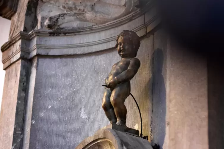Weltberühmt: Das Manneken Pis in Brüssel (Symbolbild).