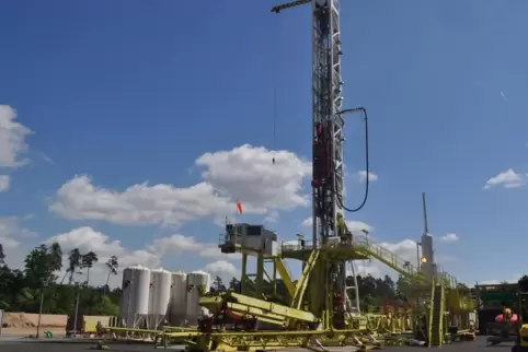 In Graben-Neudorf sind im Mai Geothermie-Bohrungen gestartet. 