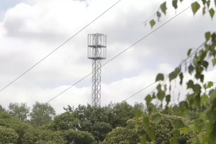 Der Funkturm am Schimmelberg soll für guten Mobilfunk sorgen. 