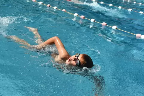 Neo Piller im Wasser. 