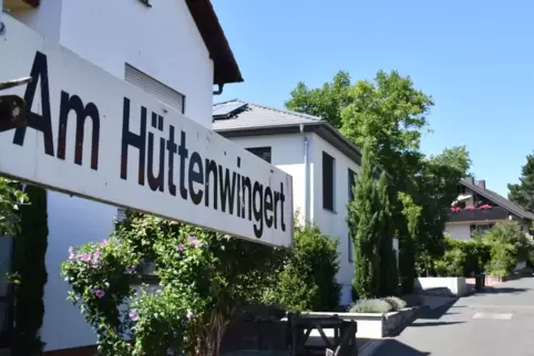 Der vordere Teil des Hüttenwingerts wird verkehrsberuhigt. 