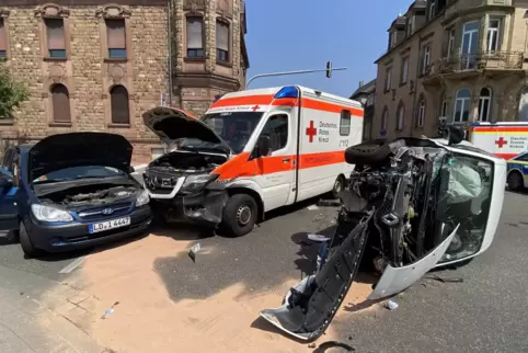 Die Unfallstelle in Landau. 