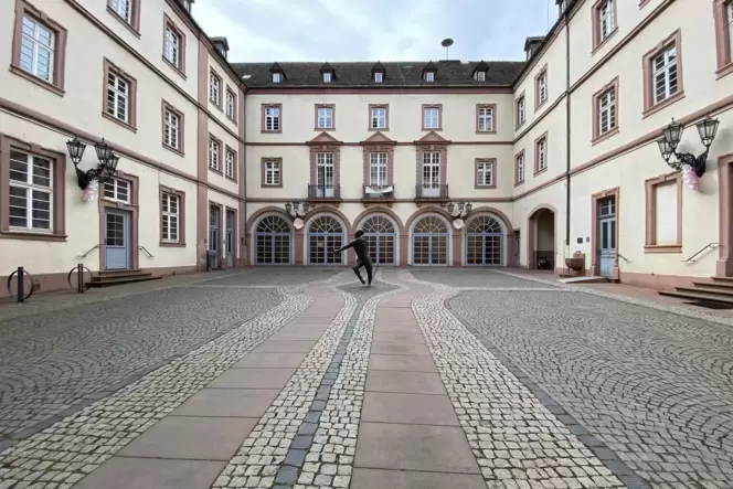 Blick in den Rathaus-Innenhof.