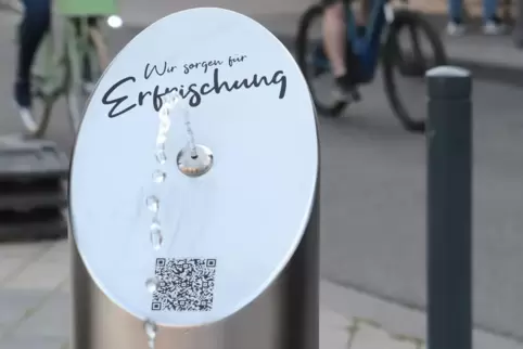 Trinkwasserbrunnen gibt es mittlerweile in einigen Pfälzer Städten. 