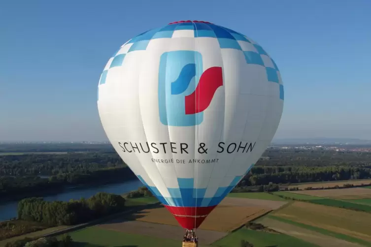 Einer der Ballons der Friesenheimer Firma. 