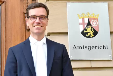 Mit 42 Jahren neuer Direktor am Dürkheimer Amtsgericht: Daniel Hoffmann. 