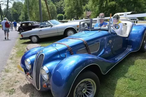 Die ADAC Deutschland Klassik macht Station auf der Weihermühle: hier ein Sbarro Replica BMW 328. 