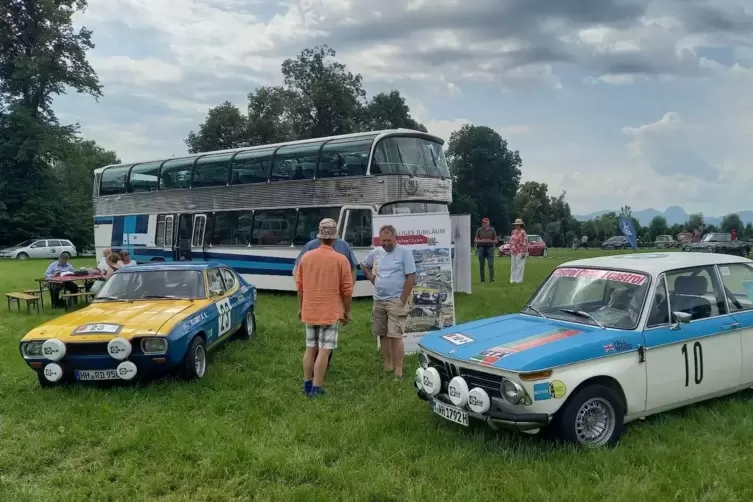 Olympia-Rallye: Mit diesen Autos waren die Fahrer damals unterwegs. 
