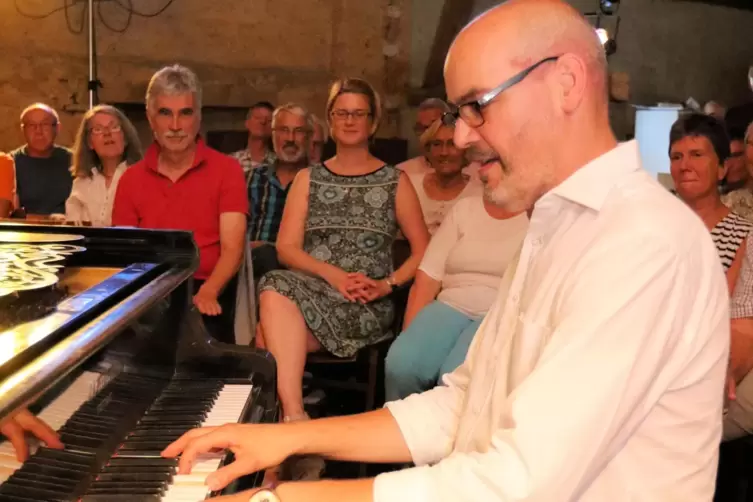 Gern gesehener Gast in der Region: Frank Muschalle gehört zu den gefragtesten Pianisten der Welt. Unser Foto zeigt ihn bei einem