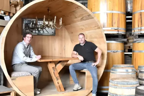 Fassbau in vielen Variationen, dafür stehen Markus (links) und Nicholas Eder mit ihrem Unternehmen. 
