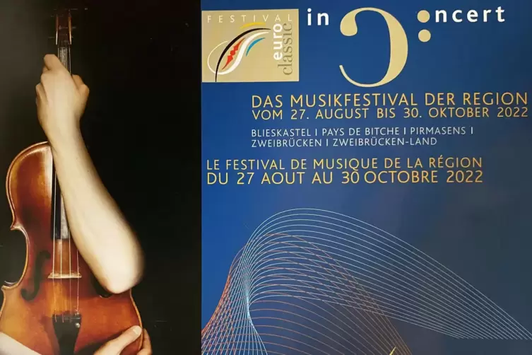Noch eine Rarität: Die Festival-Broschüren Euroclassic 2022.