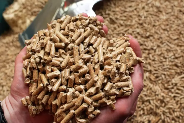 Auch bei Pellets sind die Preise explodiert. 