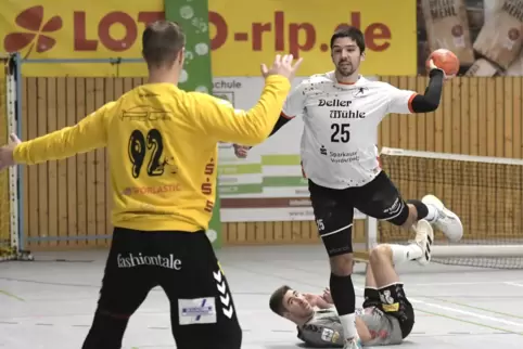Emanuel Novo, hier noch im Trikot der HSG Friesenheim-Hochdorf, kennt die Dritte Liga sehr gut. Er spielt seit 2016 in der Klass