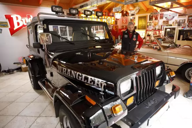 Als Andreas Schenk den Jeep Wrangler zum ersten Mal gesehen hat, war er gleich hin und weg. Seit dem Kauf im Jahr 1992 hat er da