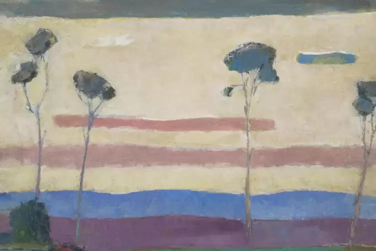 Ludwig Waldschmidt (1886-1956): &bdquo;Landschaft mit Kiefern&ldquo;: Die Kunst des APK-Mitglieds und Pazifisten gilt unter den Nazis als en