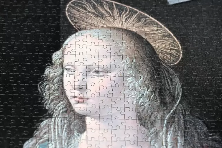 13.200 Teile: Ausschnitt aus dem Puzzle im Deidesheimer Pfarrzentrum. 