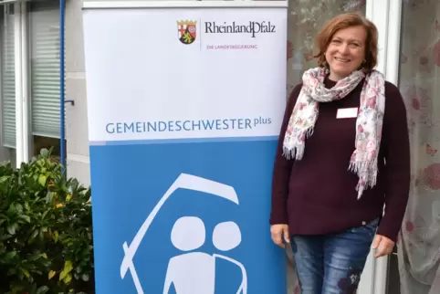 Für Kandel, Wöth und Hagenbach zuständig: die Gemeindeschwester Angelika Drodofsky. 