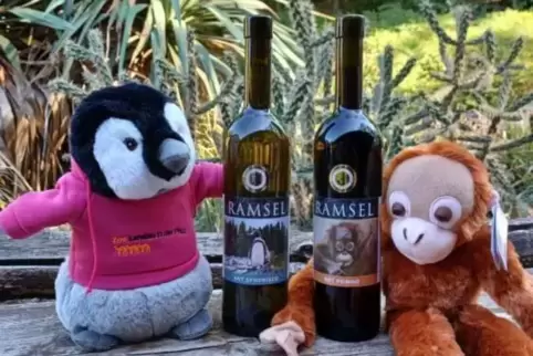 Der Pinguin-Wein hat einen Gesellen bekommen: den Orang-Utan-Wein. 