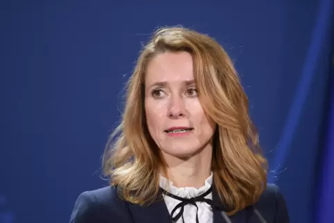 Die estnische Ministerpräsidentin Kaja Kallas. 