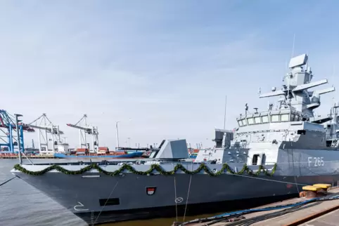 Die neue Korvette „Köln“ wurde im April getauft. Beim Munitionsvorrat für diese Schiffsklasse ist bei der Deutschen Marine noch 