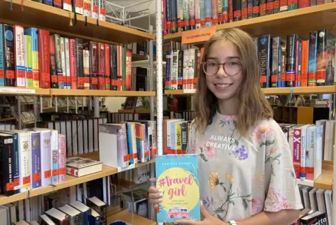Schon als Kindergartenkind hat Viktoria Leanovich beim Leseommer mitgemacht. Jetzt empfiehlt sie das Buch „#travelgirl“.