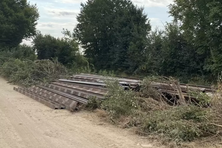 Auf einer L&auml;nge von 1000 Metern wurden die Schienen ausgetauscht.