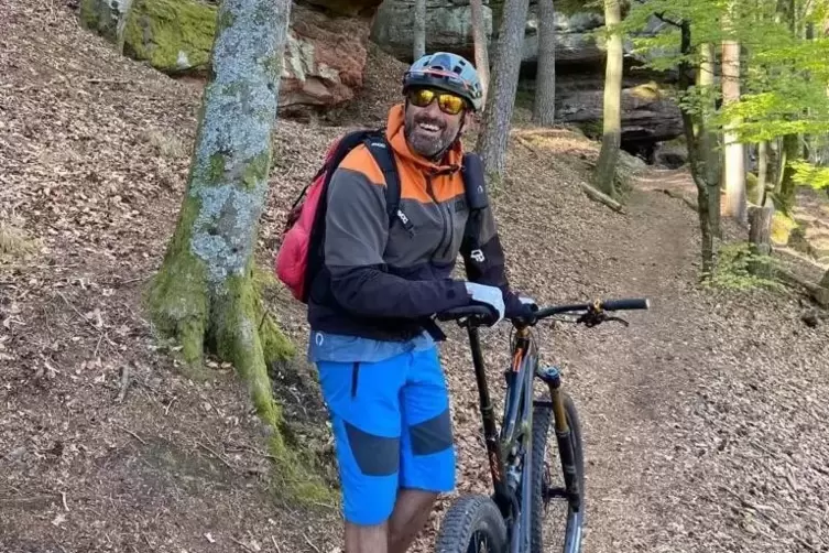 Leidenschaftlicher Radfahrer: Tourguide Torsten Frahry.  