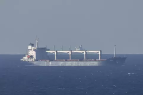 Die „Razoni“ hat 26.000 Tonnen Mais an Bord.