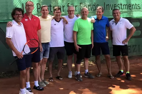 Das Meisterteam der Herren 50 des TC Mutterstadt.