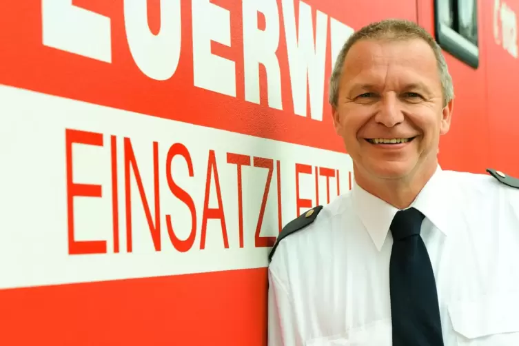 Feuerwehrchef Stefan Bruck