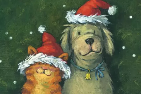 Wirken glücklich: Hund und Katz’ von Annette Swoboda.