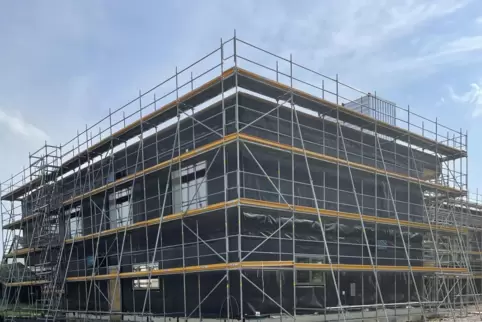 Noch ist die neue Kita eine Baustelle.