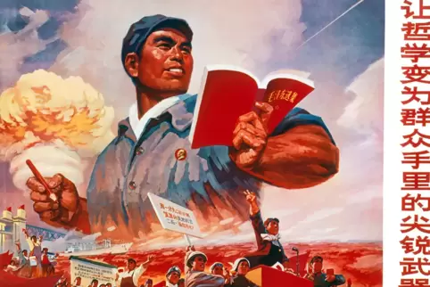 Chinesische Propaganda während Maos Kulturrevolution.