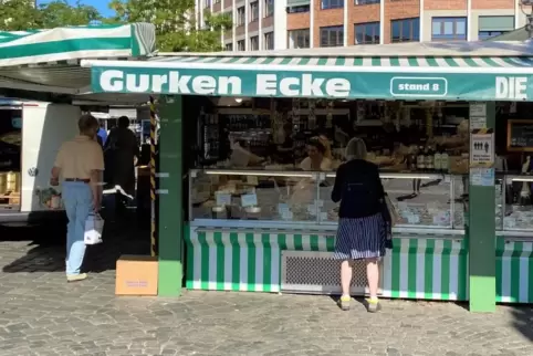 Ein Klassiker auf dem Viktualienmarkt. 