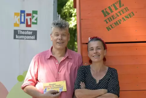 Die Theatermacher Peer Damminger und Bärbel Meier.
