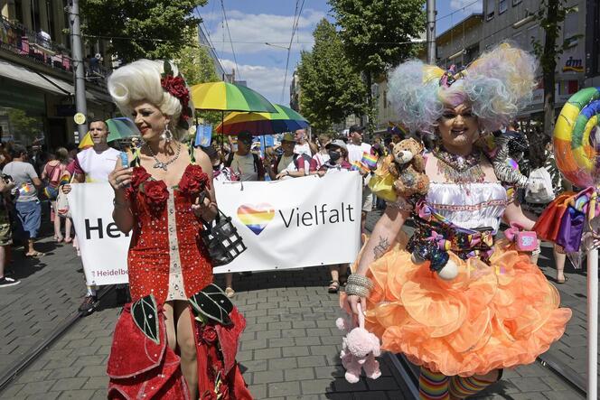 Rund 3000 Teilnehmer aus der LGBTIQ-Szene demonstrierten am Samstag in Mannheim für ihre Rechte.
