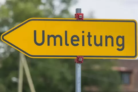 Eine Umleitung wird eingerichtet. 