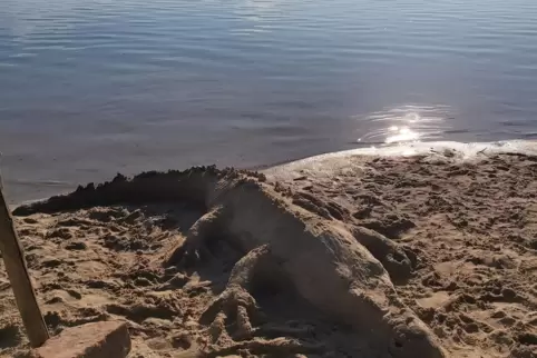Ein schnell vergänglicher Hingucker: das Ungeheuer vom Silbersee: 