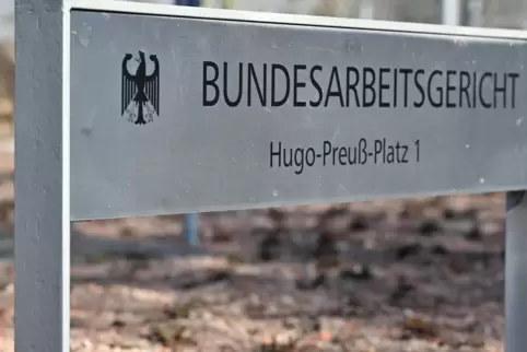 Verhandelt wird vor dem Bundesarbeitsgericht in Erfurt. 