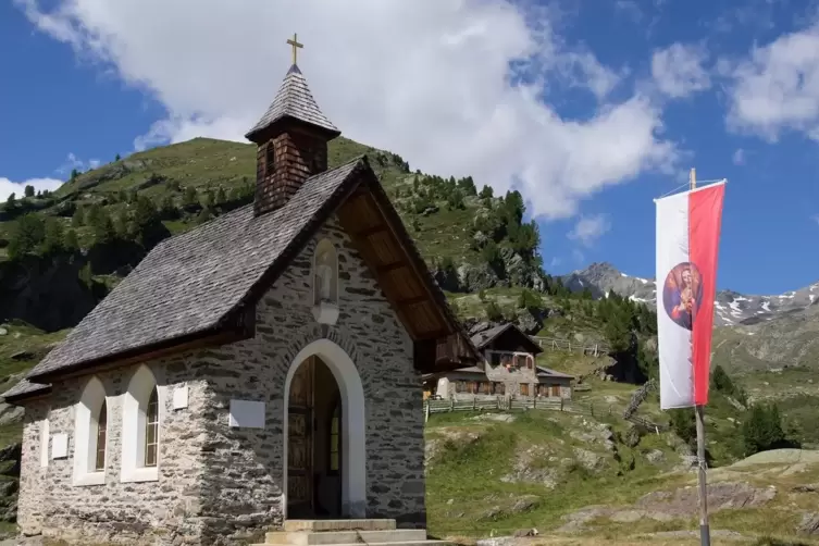 Pittoresk: die Kapelle an der Zufallh&uuml;tte. 