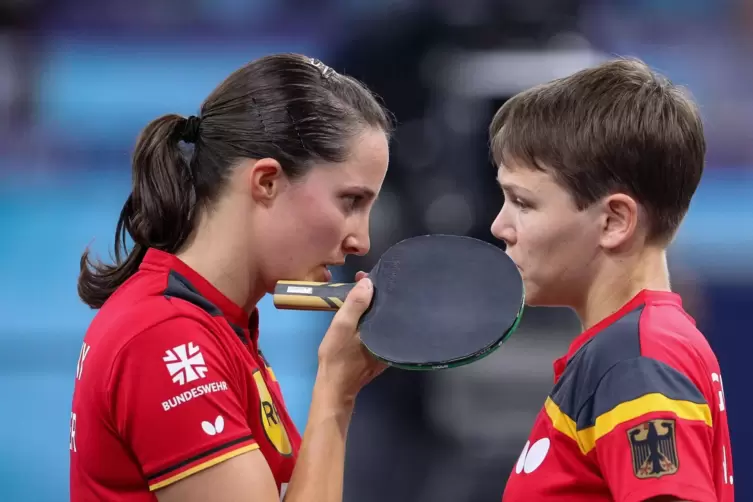 Im Viertelfinale gescheitert: das Damen-Doppel Sabine Winter (links) und Nina Mittelham.