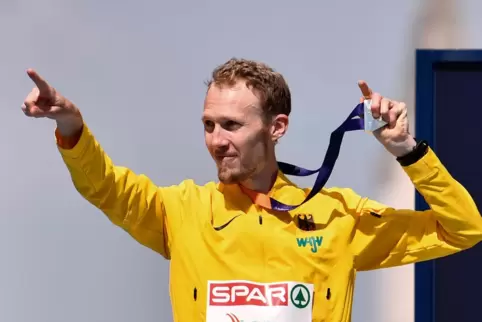 Mit eurer Hilfe: Marathon-Europameister Richard Ringer.