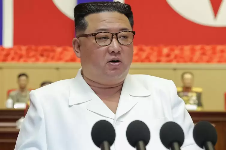 Nordkoreanischen Machthaber Kim Jong Un.