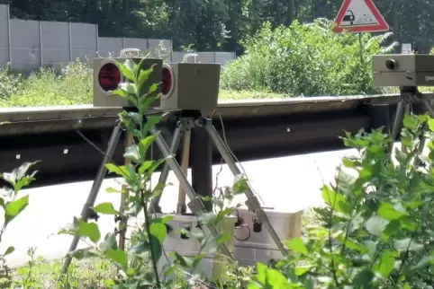 Blitzer auf der Lauer.