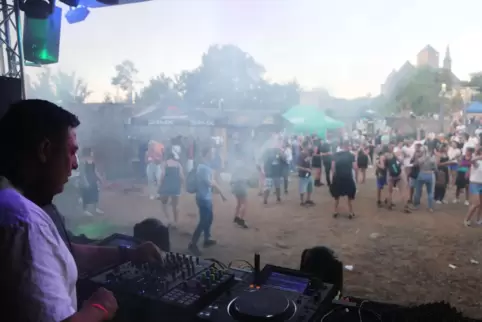 Stargast des Techno-Tagesfestivals war Sidney Spaeth aus Frankfurt. 